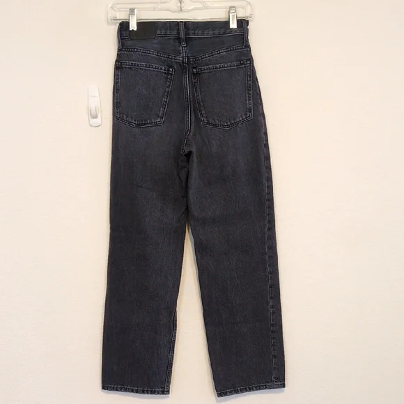 Everlane The 90s Way High Jean High Rise Faded Black 🖤 sz 23 -measures to sz 26 - Picture 2 of 16